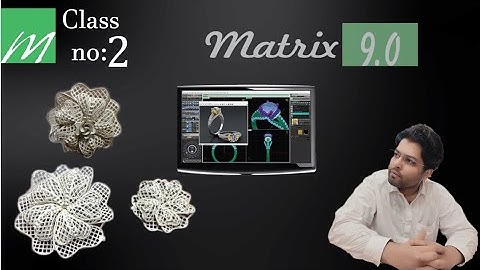RP jewellery design class no 2| Matrix9.0 | online free course | 3d modeling | Rp  jewelry course|