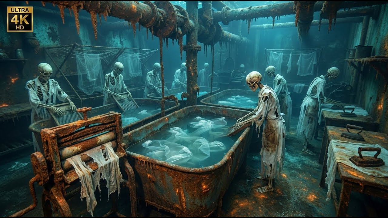 112 Years Later Inside Titanic's Laundry Room — Where 50 Washerwomen Died With Final Linens