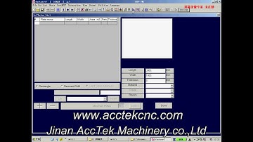 Acctek Fastcam change dxf into g code instruction video