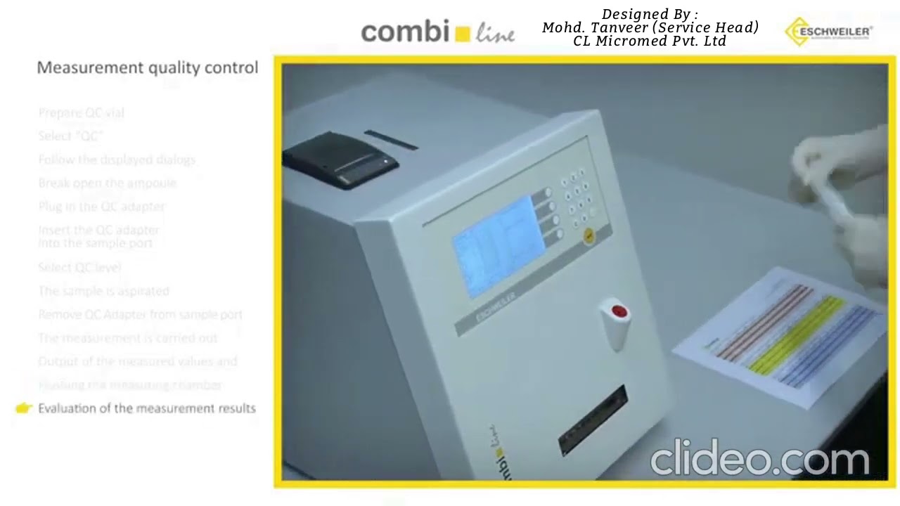 Combiline Blood Gas Analyzer CL Micromed Pvt Ltd