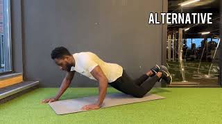 Alternating Staggered Push Up - I’MBITIOUS Fitness