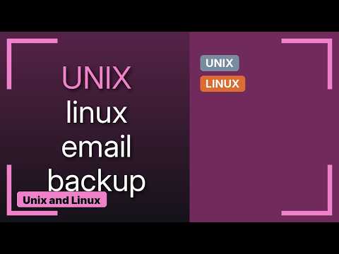 Unix & Linux: Backup and restore IMAP mail account with (open source) Linux tools (2 Solutions!!)