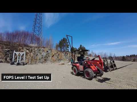 MineMaster Falling Object Protective Structure Testing Level I
