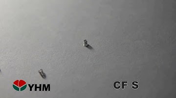 Conical spring W.D 0.1mm｜CNC Compression Spring Machine CF-303｜YHM