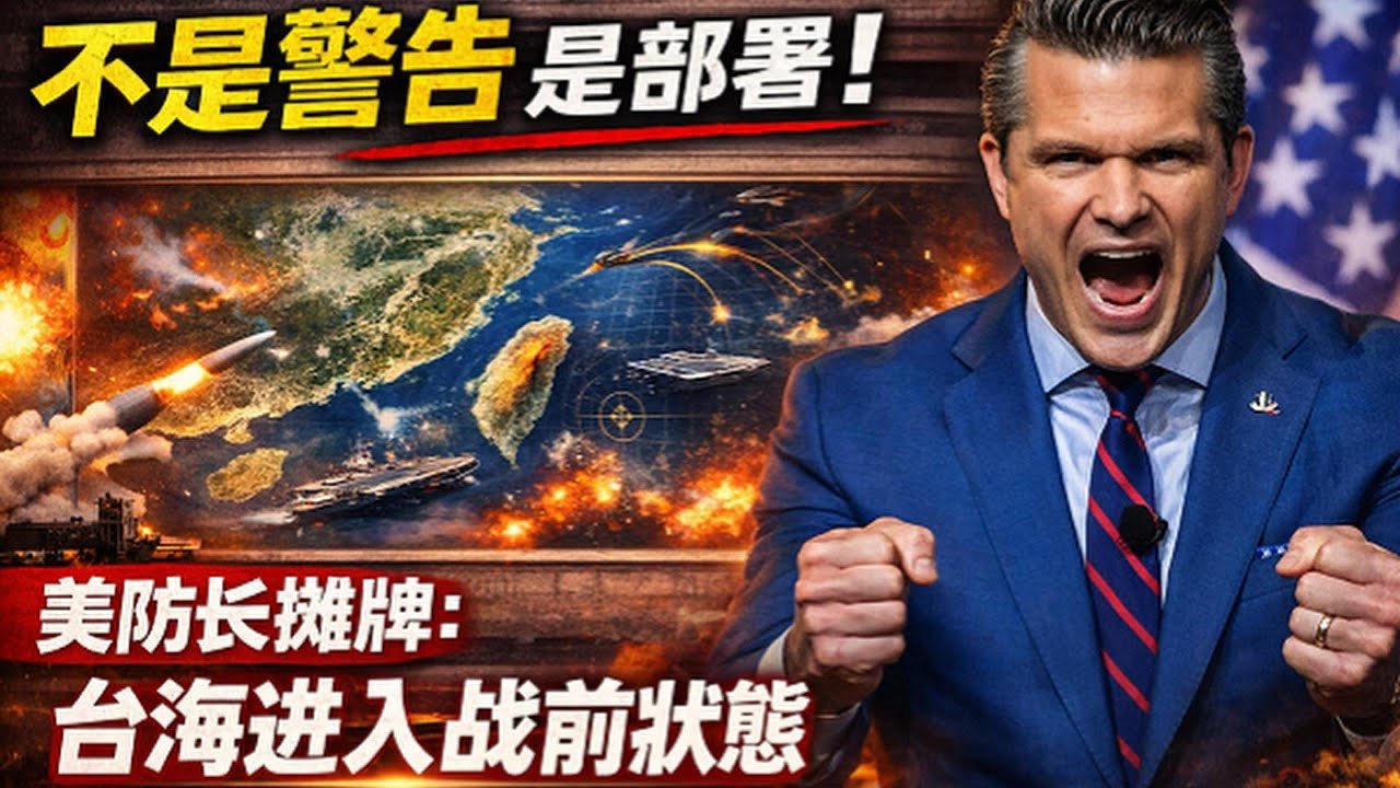不是警告，是部署！美防长摊牌：台海进入战前状态｜北美王律觀台海第935期｜Not a Warning — A Deployment: Taiwan Enters Pre-War Phase