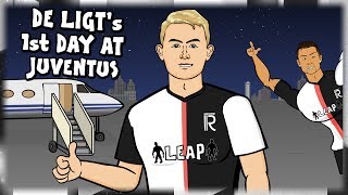 ⚫⚪DE LIGT's 1st DAY AT JUVENTUS!⚪⚫ (Transfer parody feat. Ronaldo)