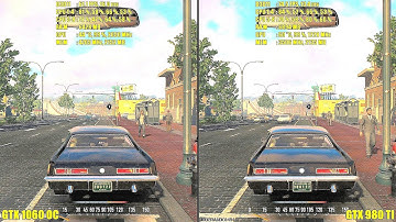 Mafia 3 GTX 1060 Overclocked Vs GTX 980 TI Stock 1080p Ultra Frame Rate Comparison