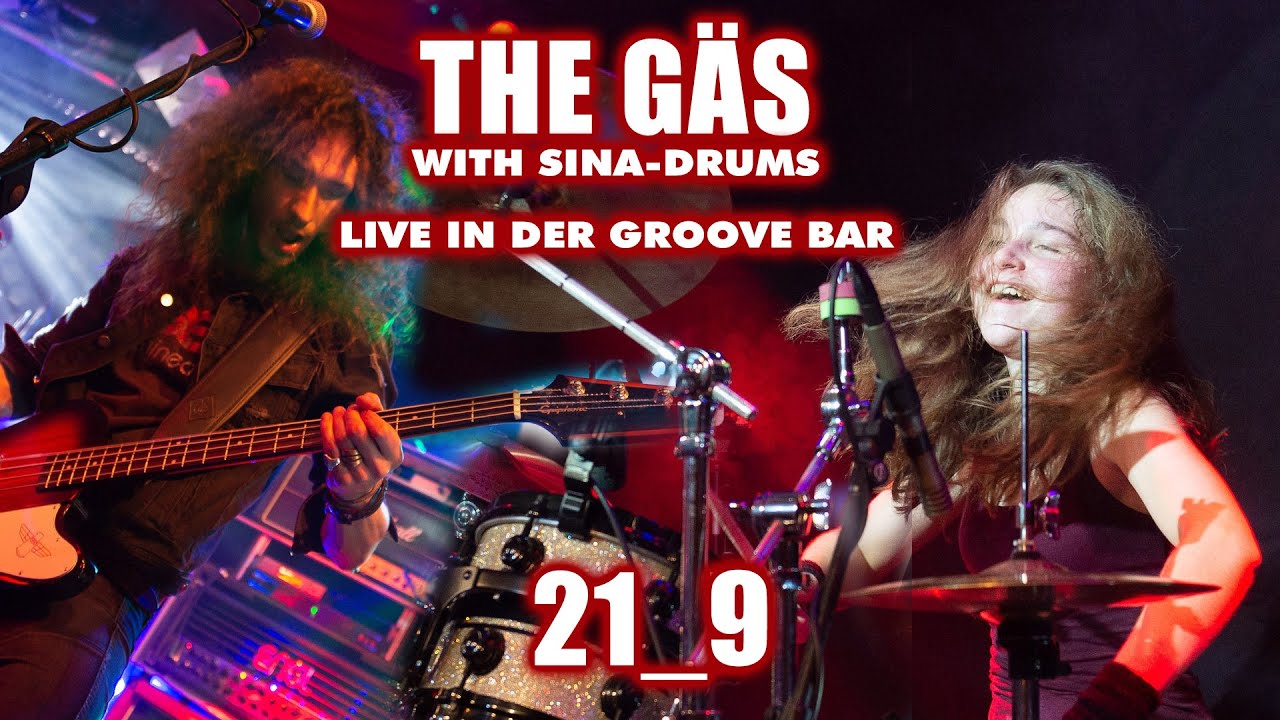 THE GÄS with SINA DRUMS - 21_9 (Live at the Groove Bar Cologne) - YouTube
