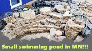 We made a Tiny Natural Swimming Pool in Minnesota!