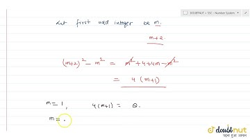 "The difference between the squares of two consecutive odd integers is always