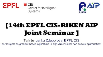 EPFL CIS-RIKEN AIP Joint Seminar #14 20220511