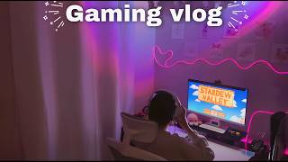 my cozy gaming vlog 🌿🏡 | starting over in stardew valley