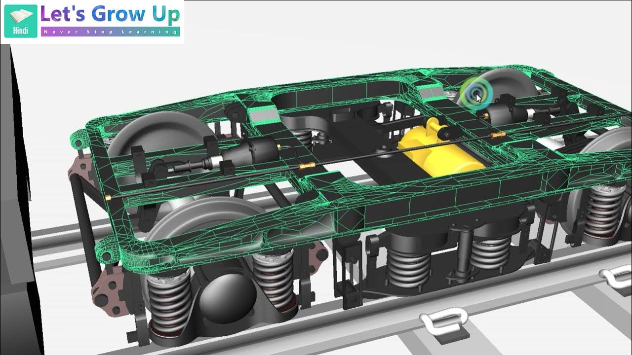 ICF Coach Bogie Parts icf Bogie components primarysuspension 