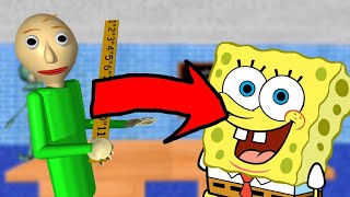 БАЛДИ теперь СПАНЧ БОБ? | Sponge Bob Basics Remastered