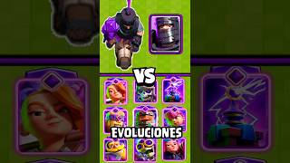 PRINCIPE OSCURO vs TODAS LAS CARTAS EVOLUCIONADAS | #clashroyale