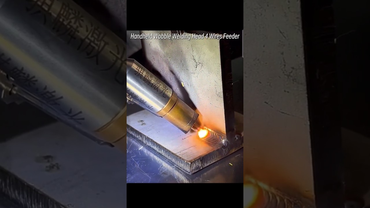 Laser welding machine with wobble gun 🦾 