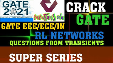 #GATE2021 #GATEee #GATEece #GATE_Network_Analysis #RL_Networks Problems and Solutions
