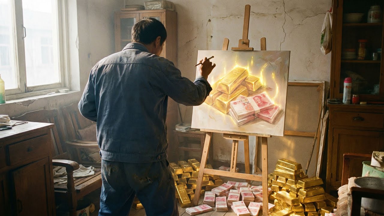 A Poor Man Finds a Magical Brush That Makes Whatever He Paints Come True