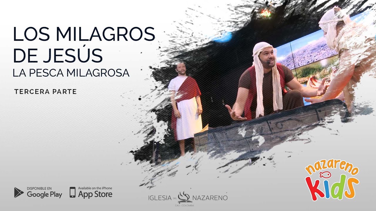 #NazarenoKidsEnCasa – Los milagros de Jesús - La pesca milagrosa