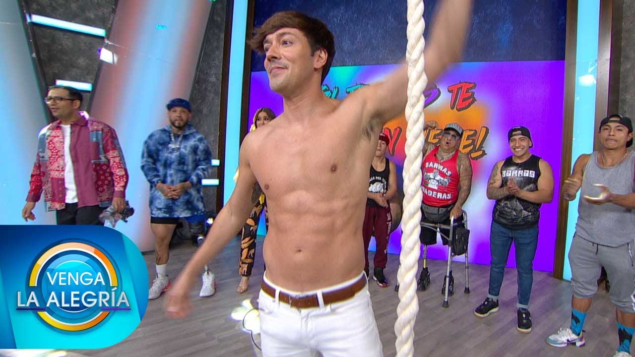 Nos visitaron los musculosos de Barras praderas para demostrar su fuerza. | Venga La Alegría