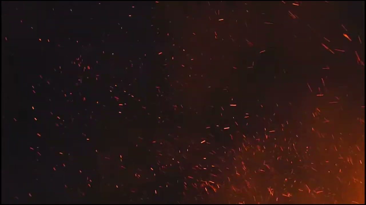 Fire particles black screen