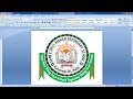 World's Best School college logo Design in ms word | How to make best school college logo design |