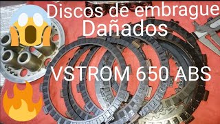 Cambio discos CLUTCH de la VSTROM 650 ABS