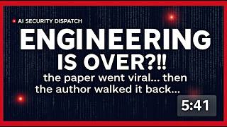 Breaking: A Paper Declared The End of Software Engineering — Then Its Own Author Renamed It