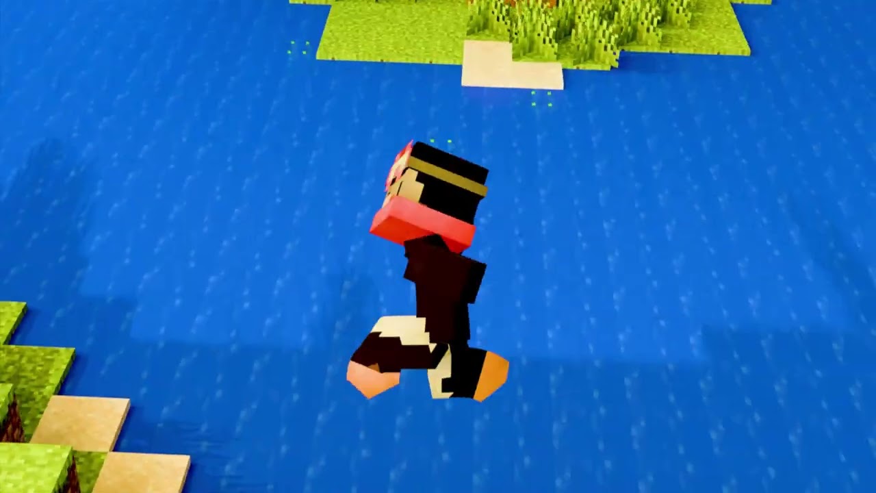 Minecraft intro animation