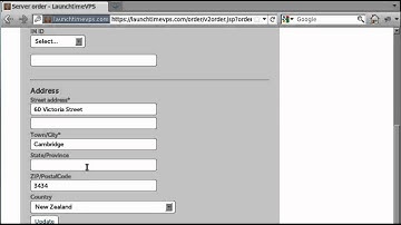 Ordering a VPS @ Rimuhosting.com