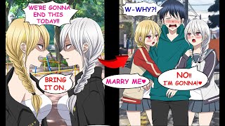 When I Stopped a Fight Between the Lady Gang Leader Twins, They Fell in Love with Me.【Manga】【RomCom】