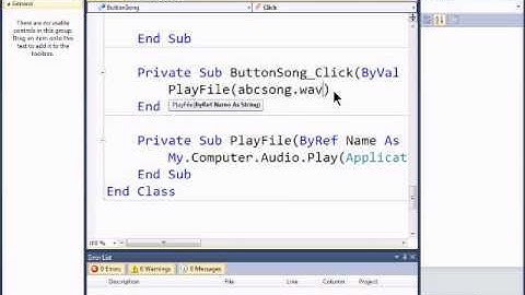 Visual Basic 2010 Express Tutorial 21 - Playing Sound Files - SpeakABCs 5/11
