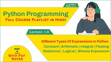 What is Expression | Expressions in Python | Different types of expressions in Python | AKTU
