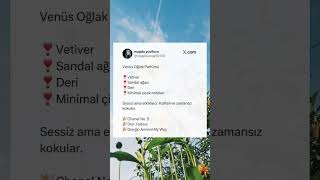 Oğlak Burcu Parfüm Önerileri #astroloji  #parfum #parfüm #reklam #burçlar  #sinastri #astrology