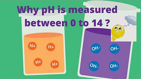 Why pH is measured between 0 to 14 ?