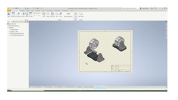 Inventor - Assembly & Exploded Assembly on One Drawing Sheet