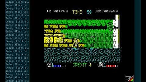 ZEsarUX emulator - Network gaming, two remote ZEsarUX instances, third video