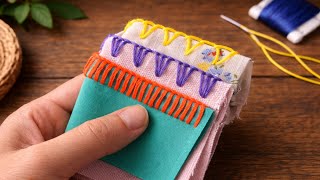 3 hand stitches that replace an overlock | Hand sewing for beginners
