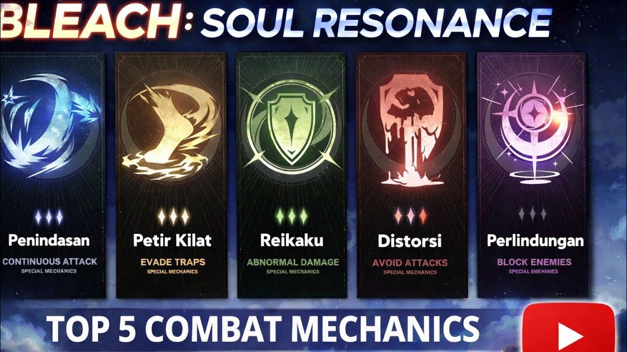 TOP 5 Combat Mechanics di Bleach Soul Resonance | Wajib Tahu Biar GG!