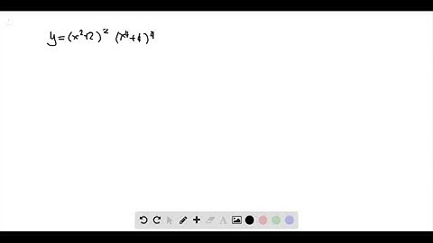 Use logarithmic differentiation to find the derivative of the function. y = (x^2 + 2)^2 (x^4 + 4)^4
