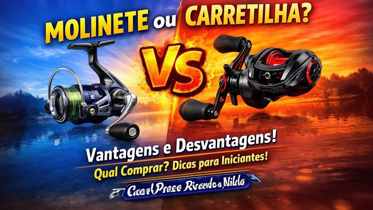 Diferença Entre Molinete e Carretilha | Dicas Para Quem Está Começando ...