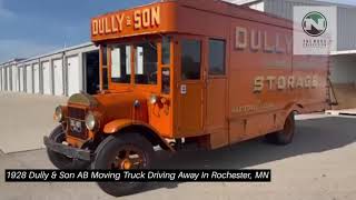 Nuss Collection Presents 1928 Dully & Sons Mack AB Moving Trucks Drives Away in Rochester MN