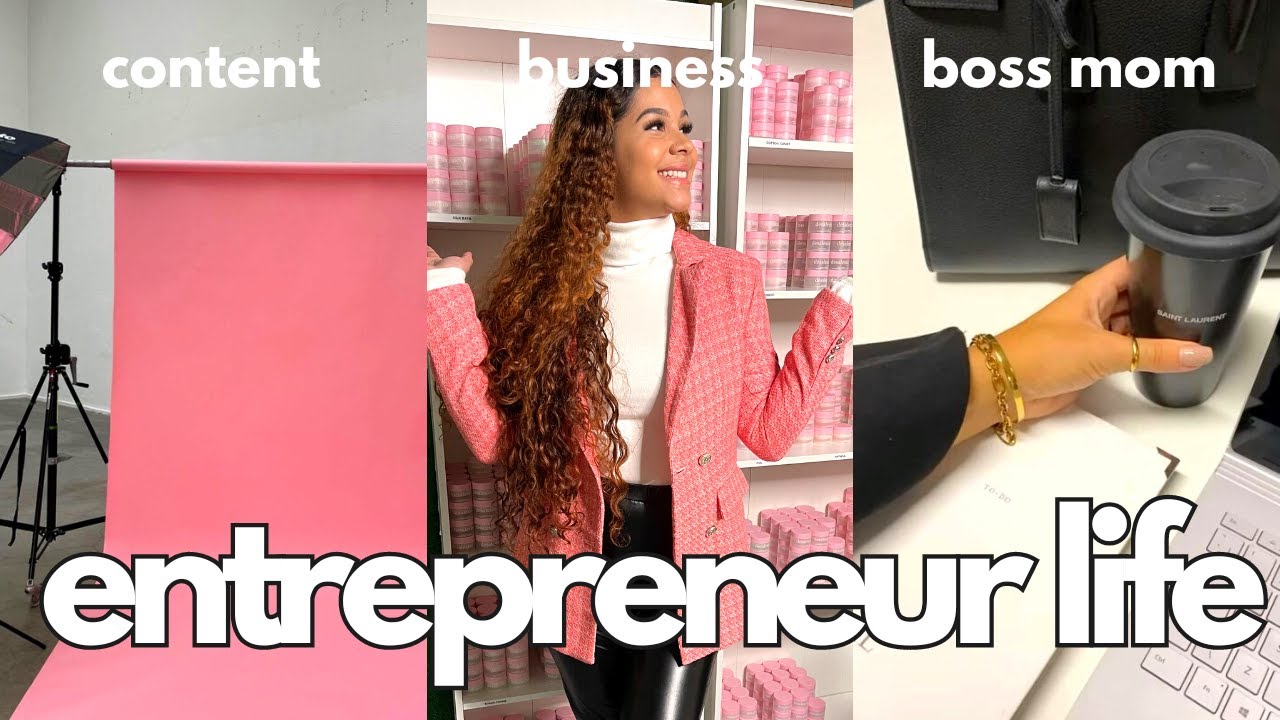 Entrepreneur Life | Day in the life of a small business owner & Mom ...