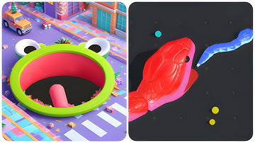 Hole.io vs Snake Clash.io - (All Max Level, New Update), ASMR Game