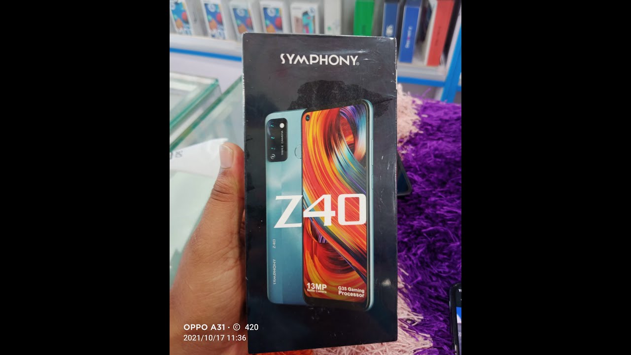 Symphony Z40   unboxing & Full review | Bangla
