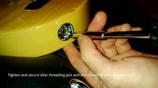 Replacing Squier Classic Vibe Telecaster output jack