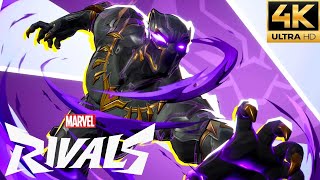 Marvel Rivals Alpha - Black Panther Full Game Gameplay (4K 60FPS)