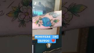 Monsters Inc flash design tattoo I got done recently ❤️ love that movie #fyp #shorts #foryou