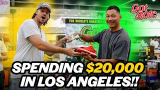 Spending 20,000 On Sneakers At Los Angeles Got Sole