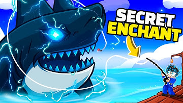 I Used A SECRET ENCHANT To Catch A SUPERSIZE MEGALODON In Roblox Fisch...